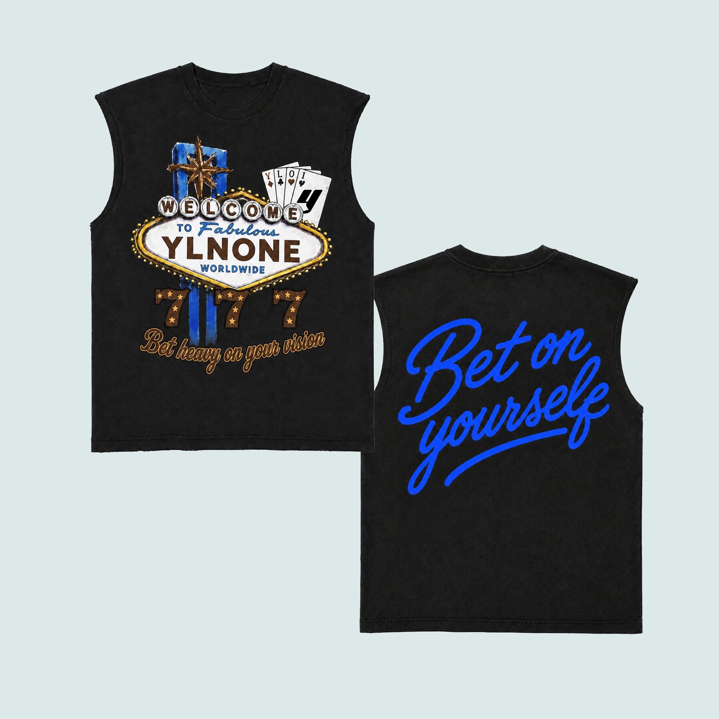 WELCOME YLNONE TOP(BLACK)