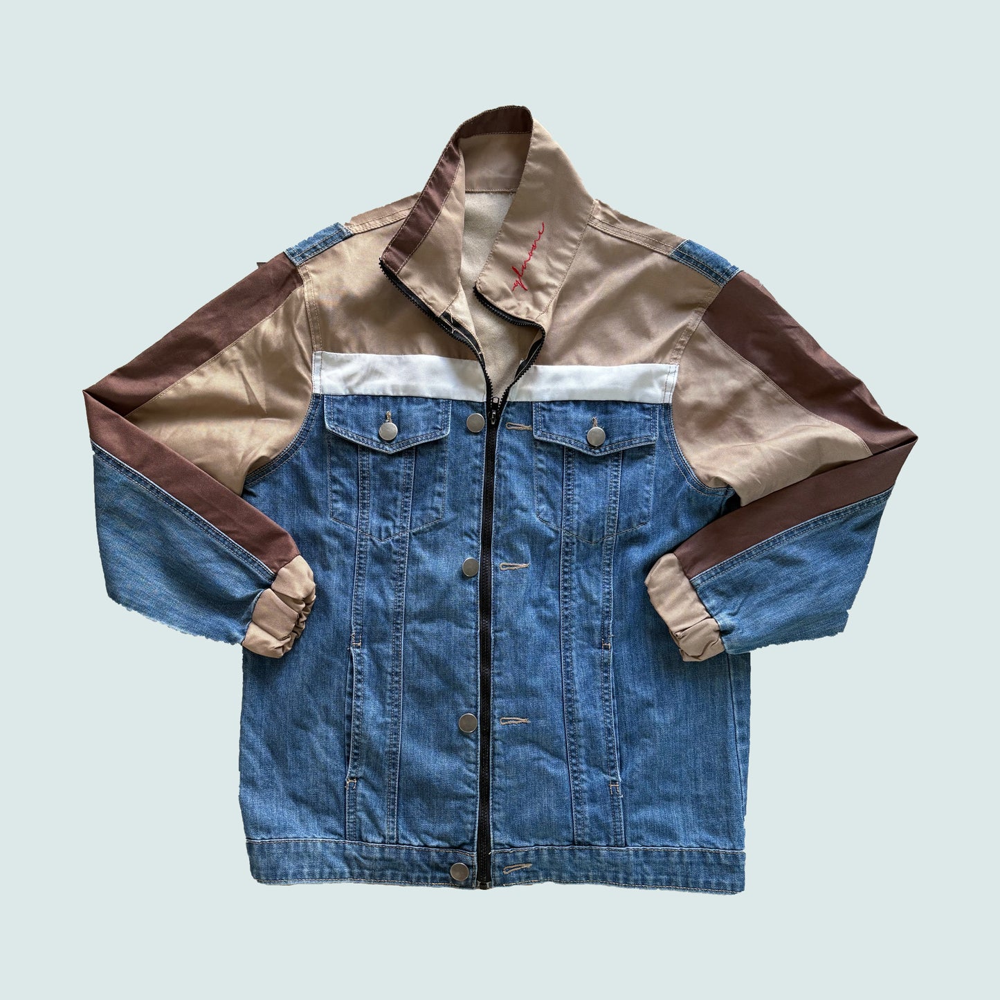 YLNONE HALF DENIM JACKET