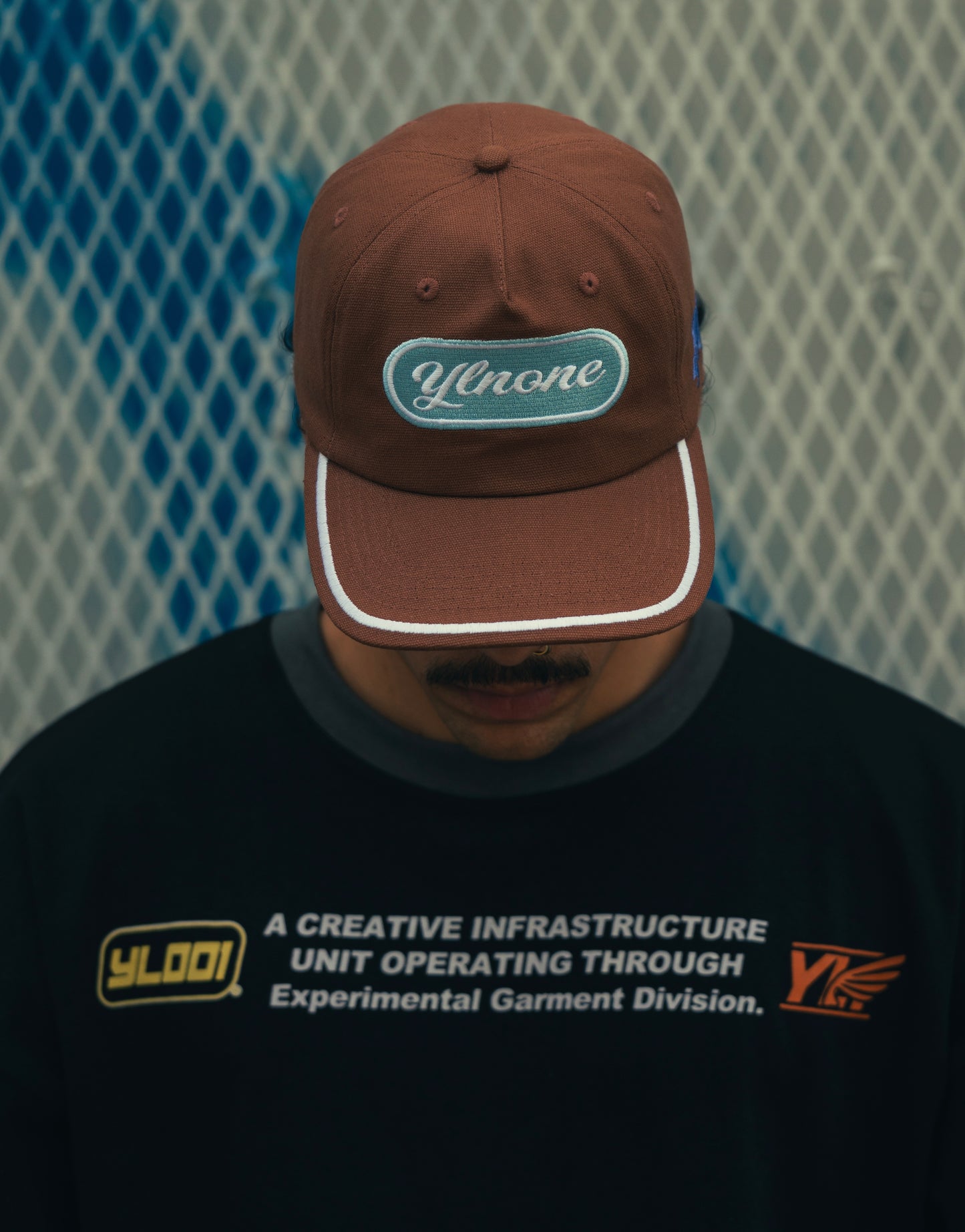 YLNONE UNSTRUCTURED HAT(BROWN)