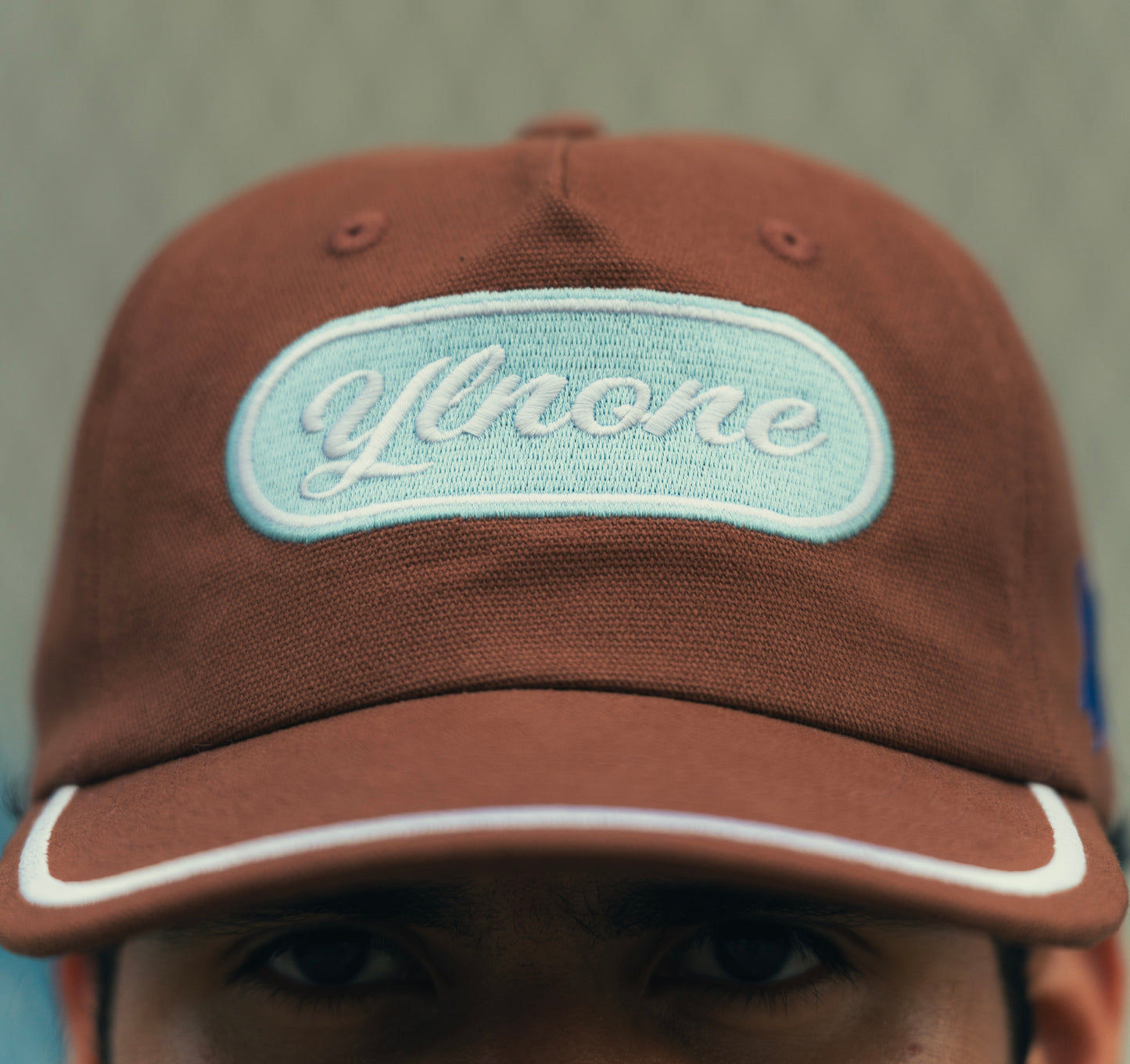 YLNONE UNSTRUCTURED HAT(BROWN)