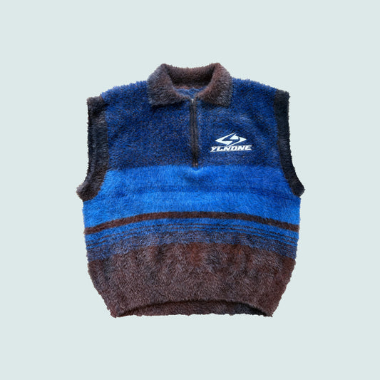 YLNONE FUZZY ZIPUP VEST