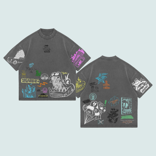 SAYONARA MERCH X YLNONE TEE GREY