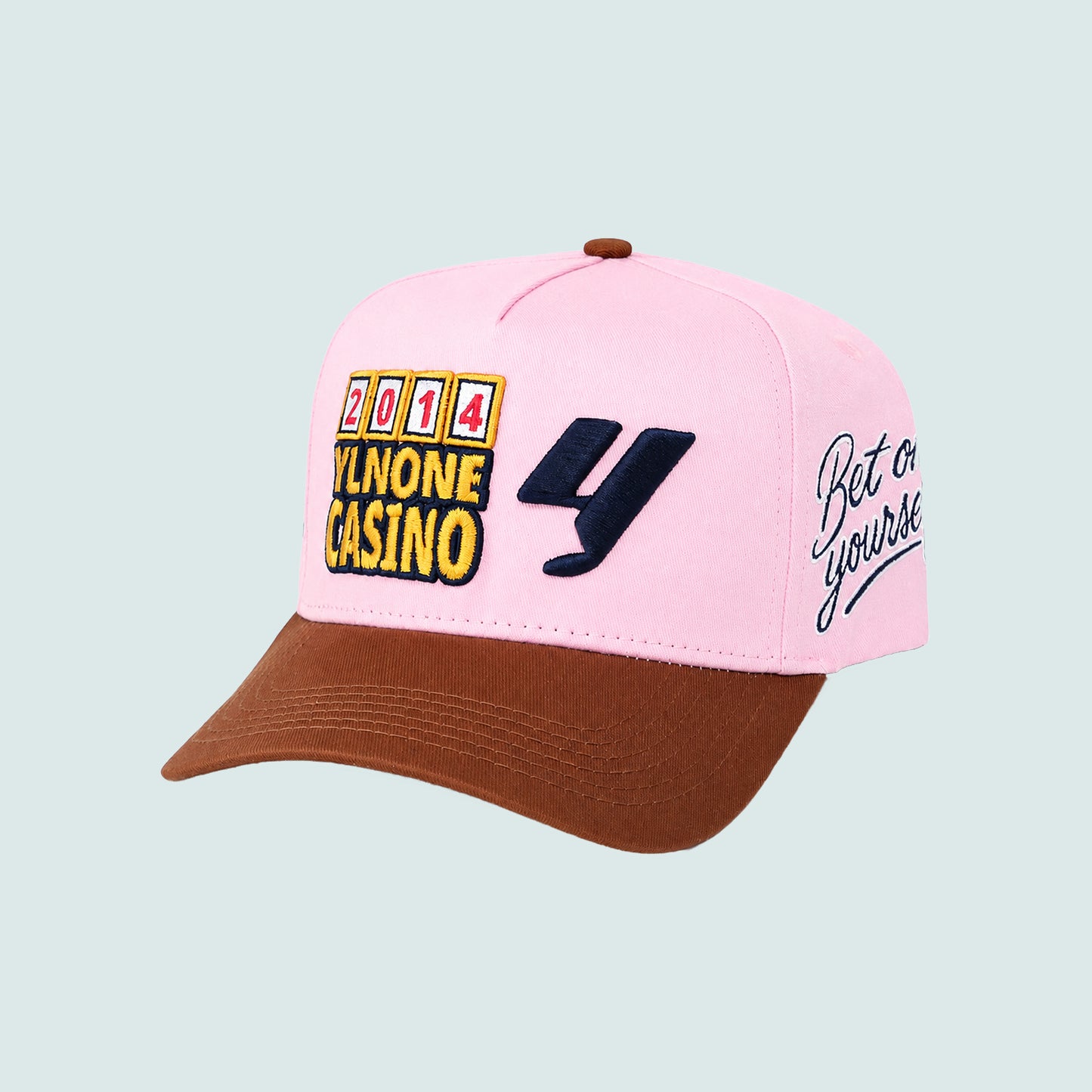 YLNONE CASINO HAT(PINK)