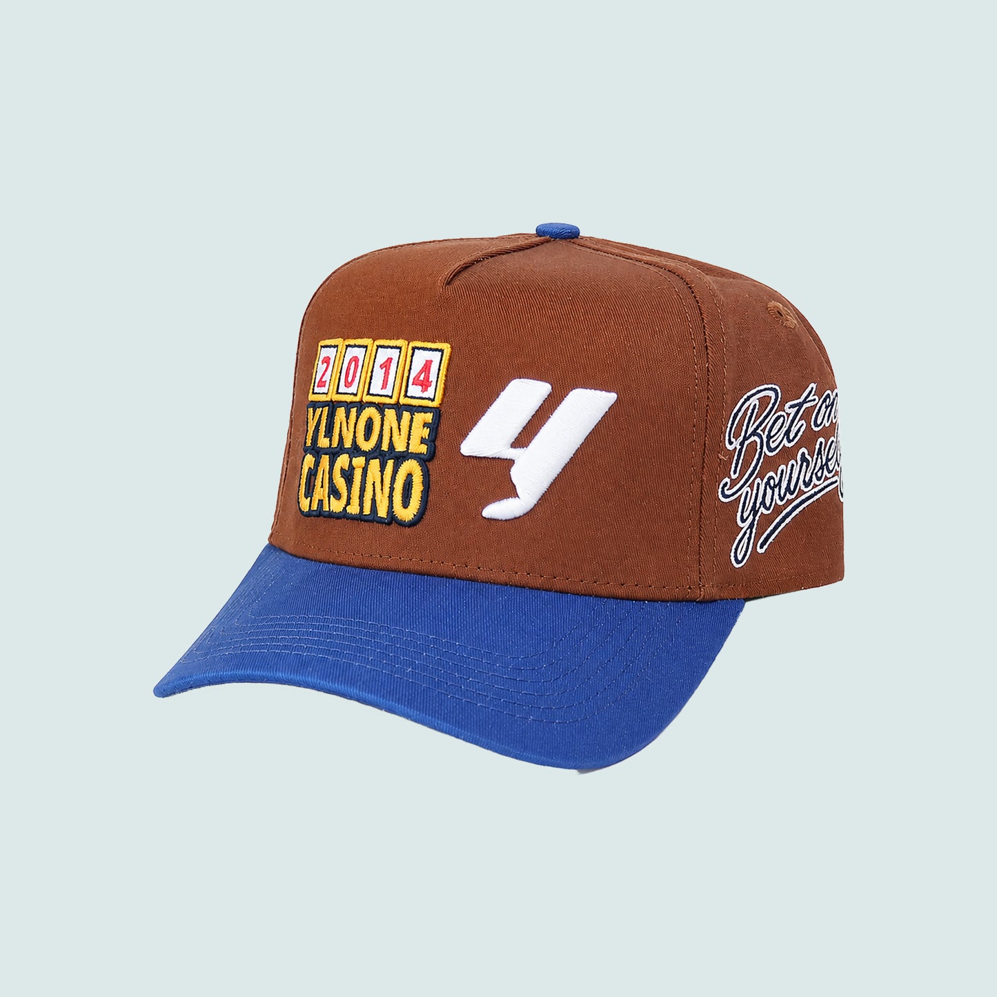 YLNONE CASINO HAT(BROWN)
