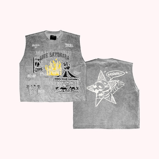 SAYONARA MERCH X YLNONE MUSCLE TEE